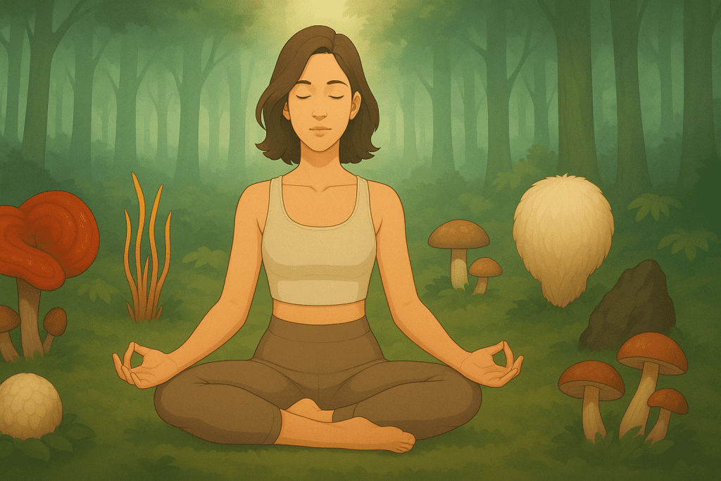 Champignons-Adaptogenes-Stress